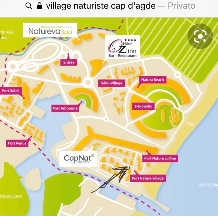 אגדה Villa Naturiste Port Nature מראה חיצוני תמונה